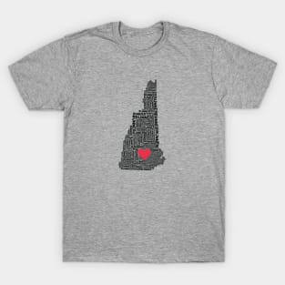 New Hampshire Love Runner Shirt T-Shirt